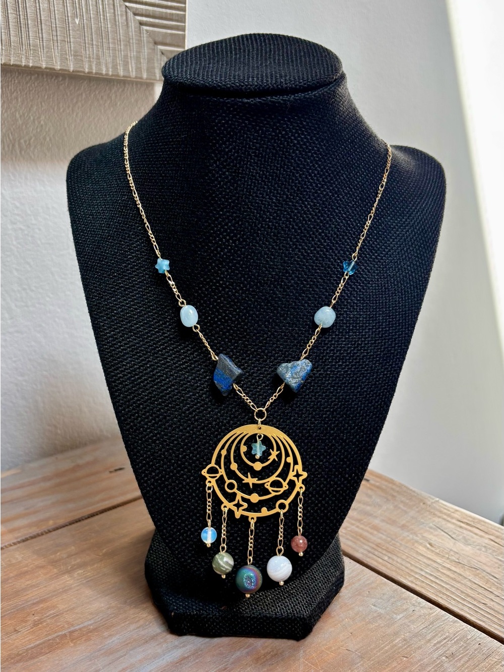 💫🪐Semi-precious Stone Cosmos Necklace
